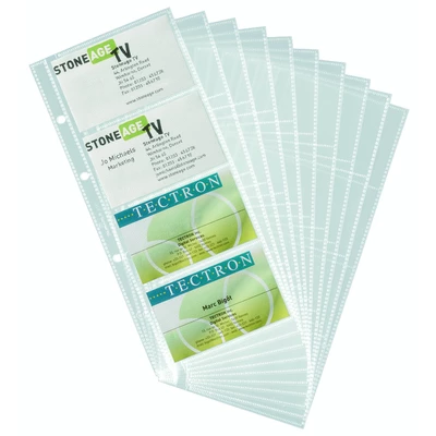 Wkłady do wizytowników VISIFIX DURABLE, 10 sztuk 