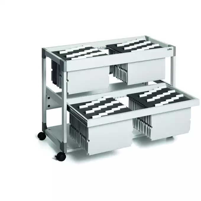 Wózek na teczki zawieszkowe SYSTEM FILE TROLLEY 200 MULTI DUO