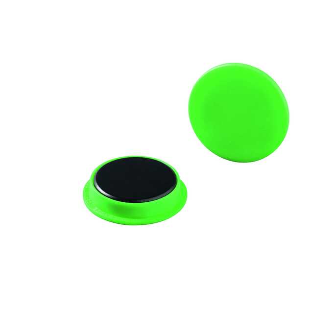 Magnesy do tablic DURABLE Ø 37 mm - Kolor: zielony