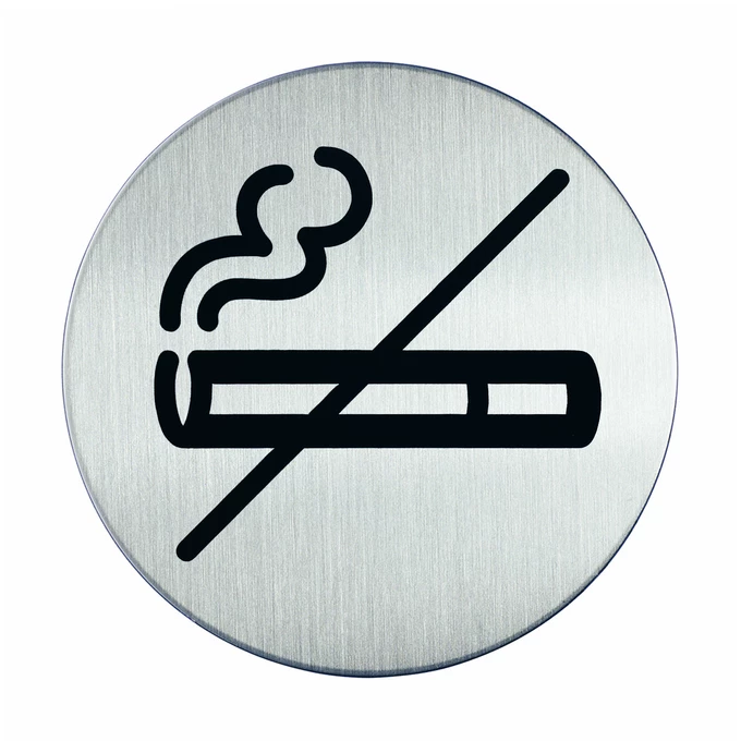 Tabliczka Ø83 symbol &quot;DLA NIEPALĄCYCH&quot;