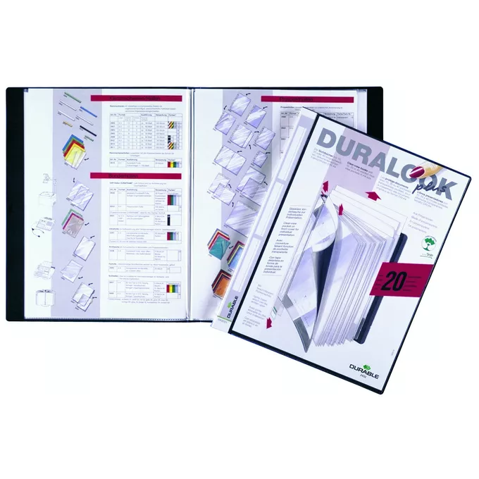 Album ofertowy 20 kieszeni PP, okładka=kieszeń DURALOOK PLUS DURABLE