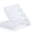Business Card Display Box. Pojemnik na 240 wizytówek, 4 przegródki