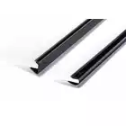 Grzbiety zaciskowe A4 12 mm opakowanie 25 sztuk, czarny