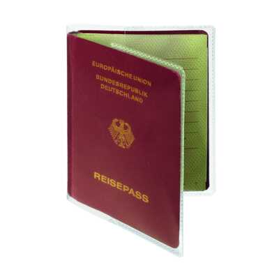 Obwoluta ochronna na paszport, wytrzymały PP,  wym. 176x125 mm (wys x szer)