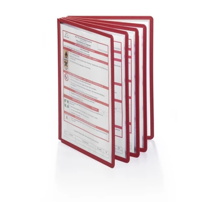 Panel informacyjny do prezentowania informacji SHERPA A4 DURABLE, czerwony