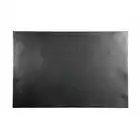 Podkład na biurko 650x450 mm ze skóry, czarny