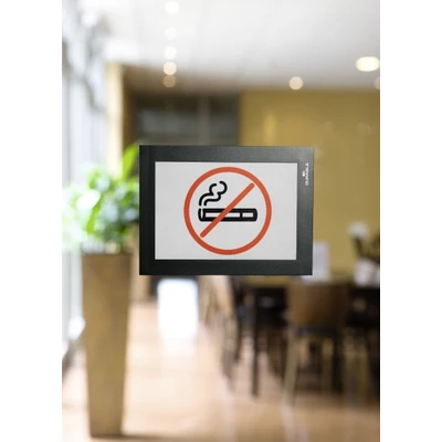 Ramka informacyjna DURAFRAME® A6, 2 sztuki, czarny