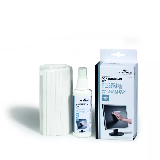 SCREENCLEAN SET zestaw do czyszczenia ekranu (1x FLUID 125 ml + 20 ściereczek)