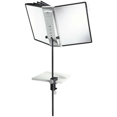 SHERPA® DESK CLAMP 10 statyw stołowy z 10 panelami A4