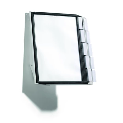 SHERPA® WALL 10, moduł ścienny z 10 panelami A4, kolor czarno-szary