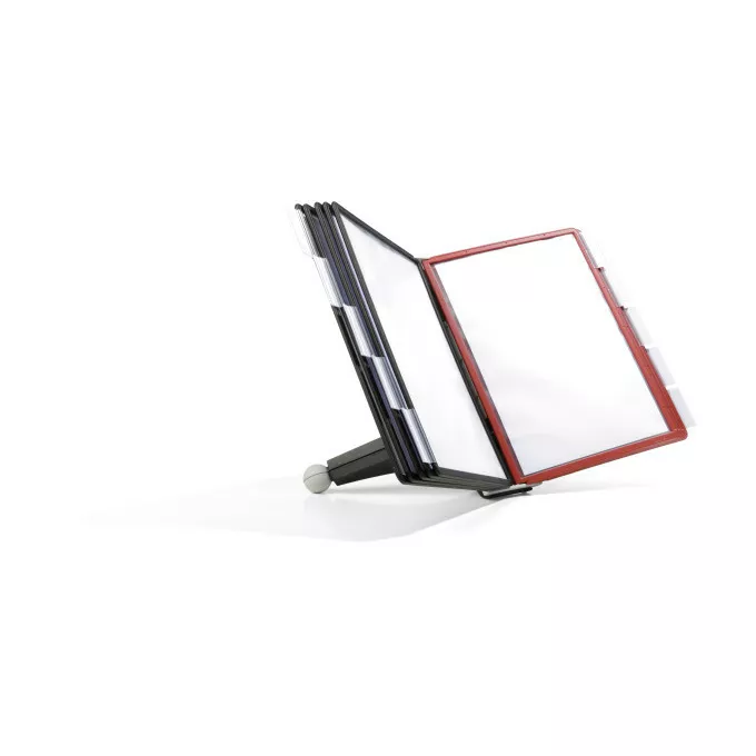 SHERPA® TABLE 10, stojak prezentacyjny z 10 panelami A4