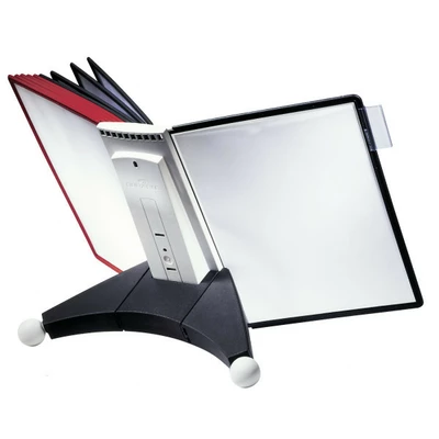 SHERPA® TABLE 10, stojak prezentacyjny z 10 panelami A4