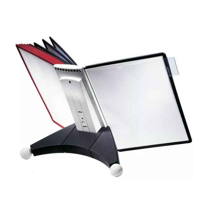 SHERPA® TABLE 10, stojak prezentacyjny z 10 panelami A4
