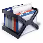 Stojak na teczki zawieszkowe CARRY® PLUS A4, czarny