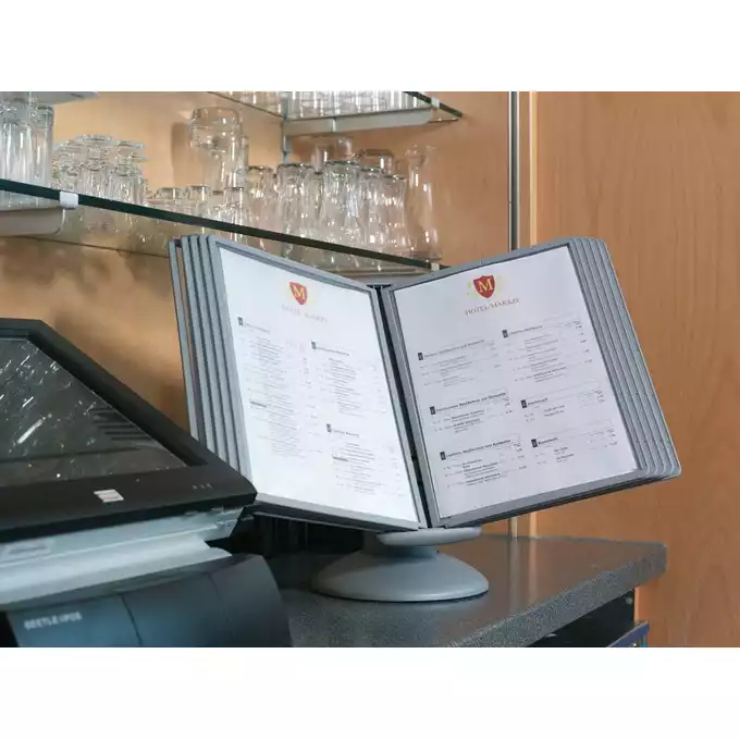 System paneli prezentacyjnych SHERPA motion® TABLE 10, grafitowy