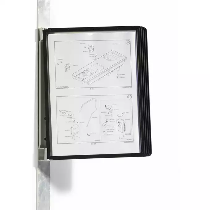 System paneli prezentacyjnych VARIO® MAGNETIC WALL 5, czarny