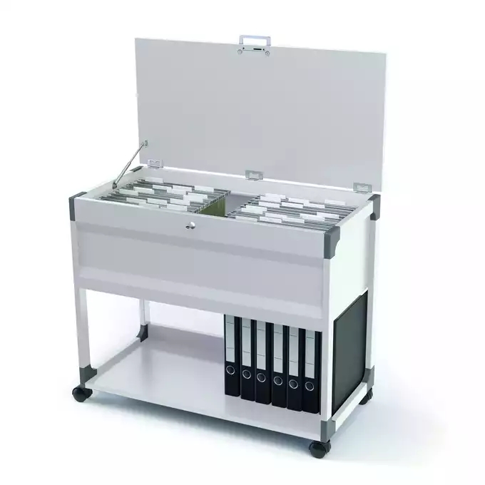 Wózek na teczki zawieszkowe SYSTEM FILE TROLLEY 100 MULTI TOP