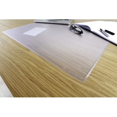 Podkład na biurko DURAGLAS DURABLE 650 x 500 mm, przezroczysty