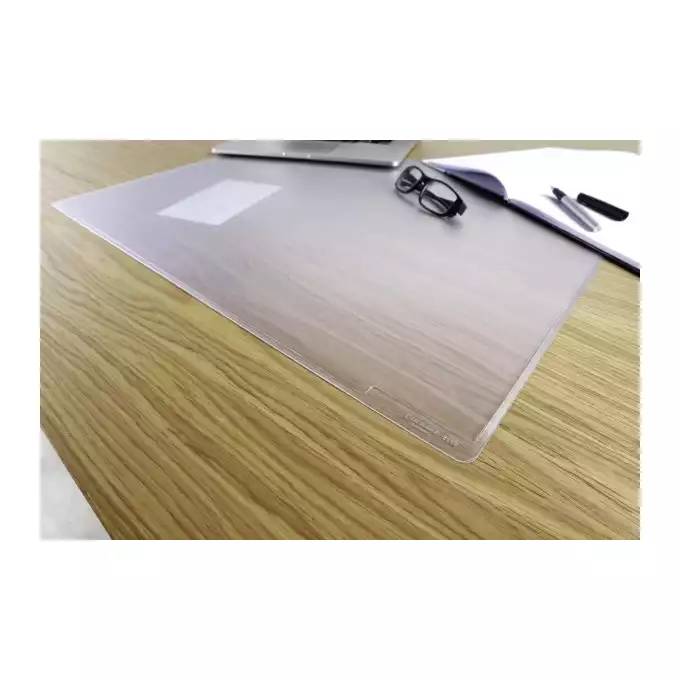 Podkład na biurko DURAGLAS DURABLE 650 x 500 mm, przezroczysty