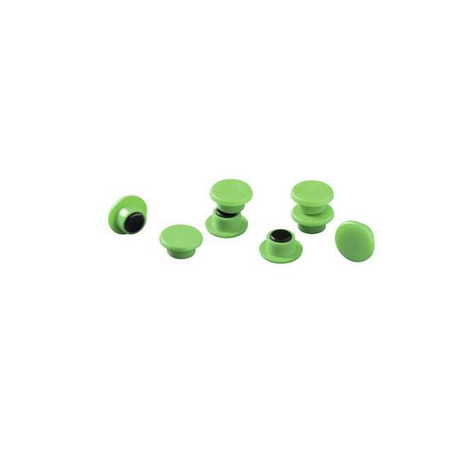 Magnesy do tablic DURABLE Ø 15 mm - Kolor: zielony