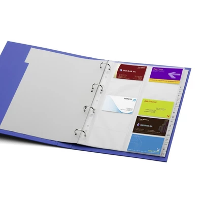 Wkłady A4 do wizytowników VISIFIX DURABLE, 10 sztuk 
