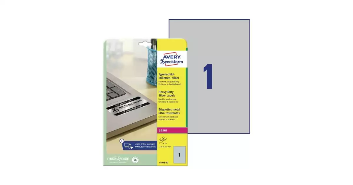 AVERY Zweckform L6013-8 Typenschild-Folienetiketten Produktbild-Vorschau 5