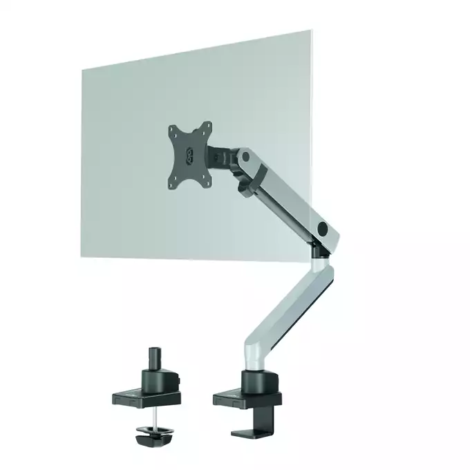 Uchwyt SELECT PLUS z ramieniem do 1 monitora z mocowaniem do stołu