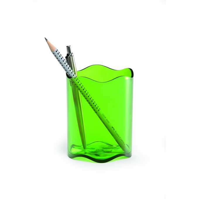 Pojemnik na długopisy TREND DURABLE - Kolor: jasnozielony