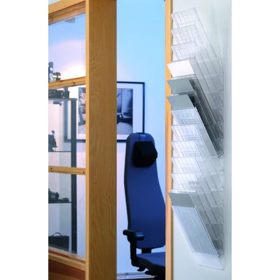 FLEXIBOXX A4 12 pionowych pojemników na dokumenty, przezroczyste DURABLE