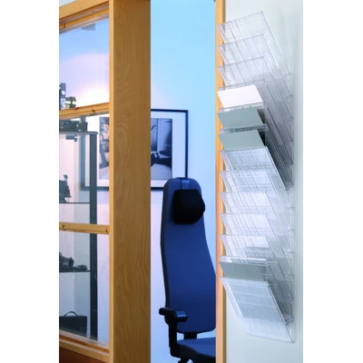 FLEXIBOXX A4 12 poziomych pojemników na dokumenty, przezroczyste DURABLE