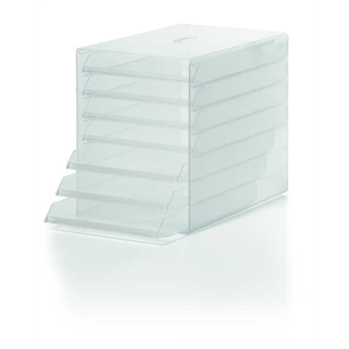IDEALBOX A4 pojemnik z 7 szufladami DURABLE - Kolor: przezroczysty