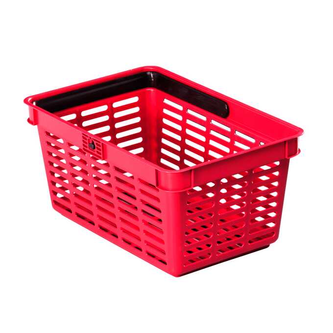 Koszyk na zakupy 19 L DURABLE - Kolor: czerwony