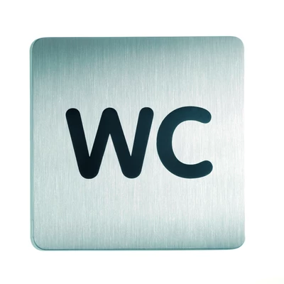 Tabliczka 150x150 mm symbol: WC  DURABLE