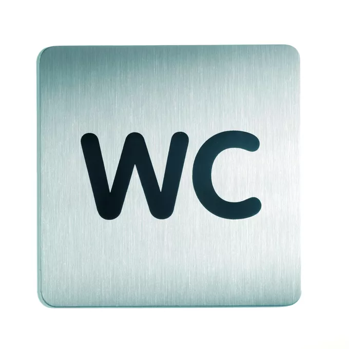 Tabliczka 150x150 mm symbol: WC  DURABLE