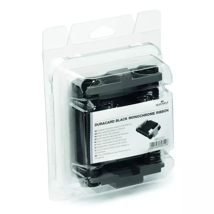 Taśma barwiąca monochromatyczna DURACARD BLACK DURABLE