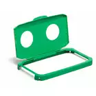 DURABIN uchylna pokrywa do pojemnika 60 l z otworami DURABLE, zielony