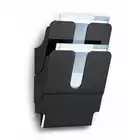 FLEXIPLUS A4 2 pionowe pojemniki na dokumenty DURABLE, czarny