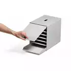 IDEALBOX PLUS A4 pojemnik z 7 szufladami z osłoną, szary