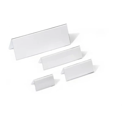 Identyfikator stołowy z akrylu 52/104x100 mm.