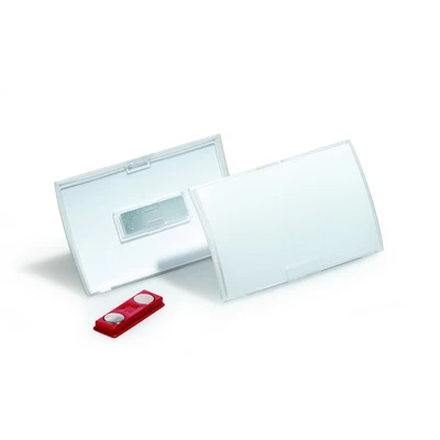 Identyfikatory imienne z magnesem CLICK FOLD, 54x90 mm, Durable (10 sztuk)