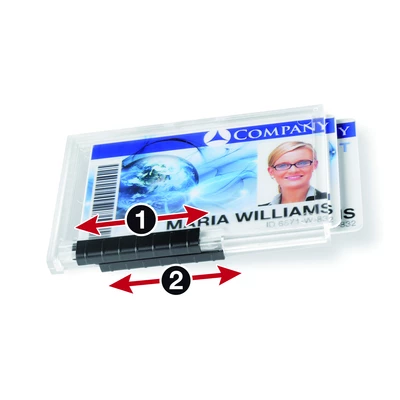 PUSHBOX DUO Etui na dwie plastikowe karty z mechanizmem wysuwającym DURABLE