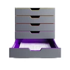 Pojemnik na dokumenty z pięcioma szufladami VARICOLOR 5 DURABLE
