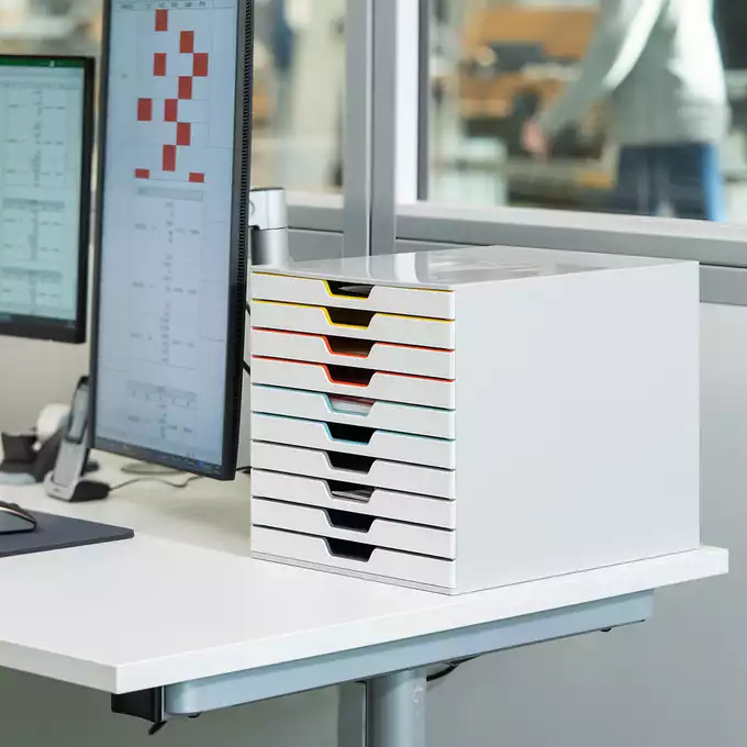 Pojemnik z dziesięcioma szufladami VARICOLOR MIX 10 DURABLE