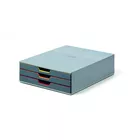 Pojemnik z trzema kolorowymi szufladkami VARICOLOR 3 DURABLE 