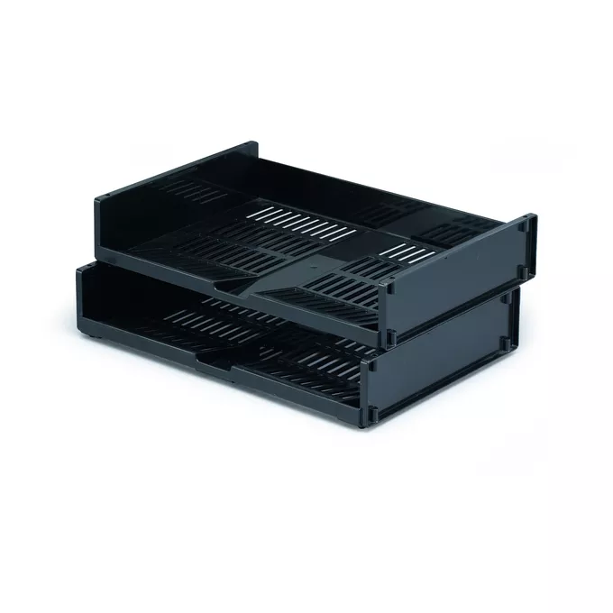 Półka,tacka na dokumenty A4 w pozoimie ,OPTIMO DURABLE,antracytowa