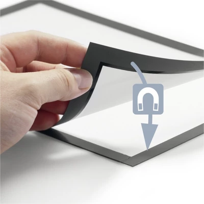 Ramka informacyjna DURAFRAME® A4, czarny, 1 szt