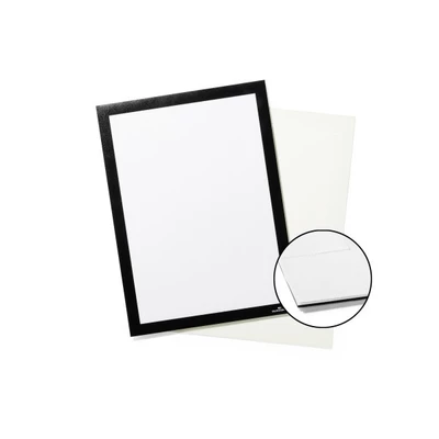 Ramka informacyjna DURAFRAME GRIP® A4, czarny
