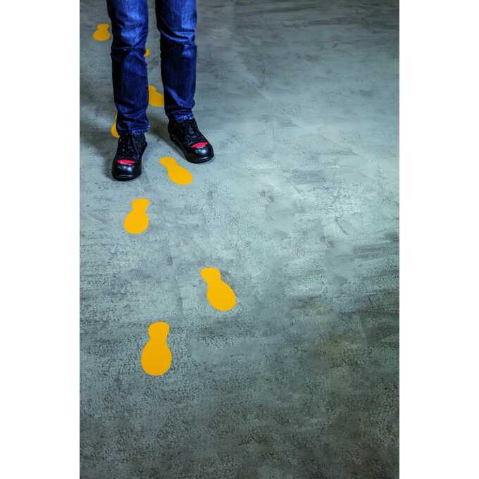Znak podłogowy DURABLE – kształt stopy
