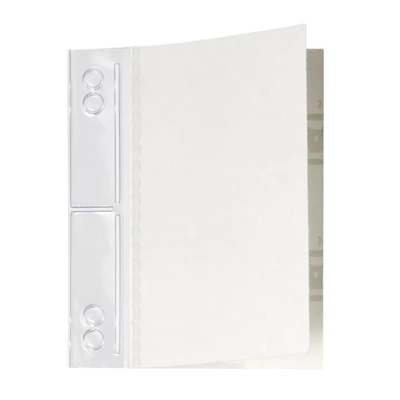 FILEFIX MAXI pasek samoprzylepny z otworami do wpinania katalogów 60x100 mm - duże opakowanie DURABLE