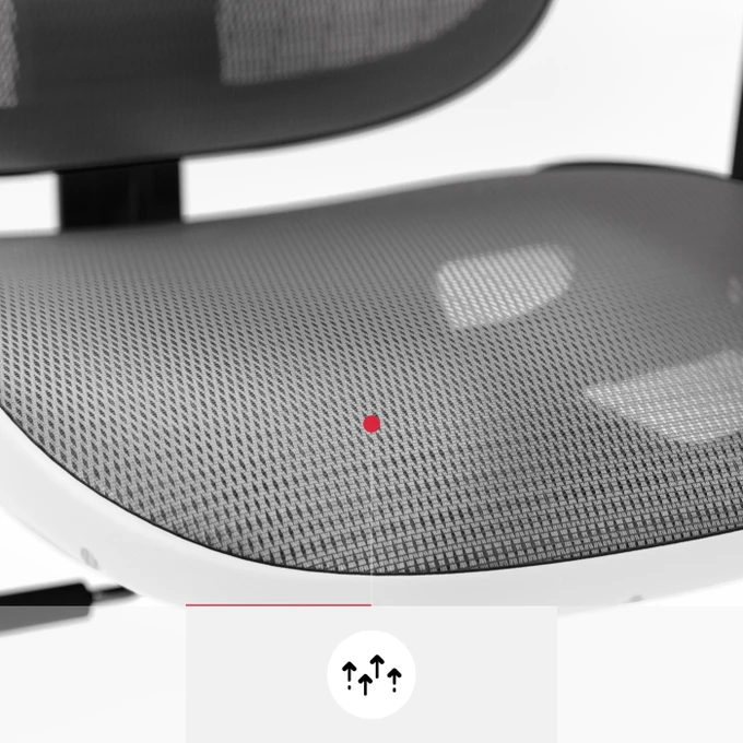 FOTEL ERGONOMICZNY DIABLO V-BASIC BIAŁO-SZARY